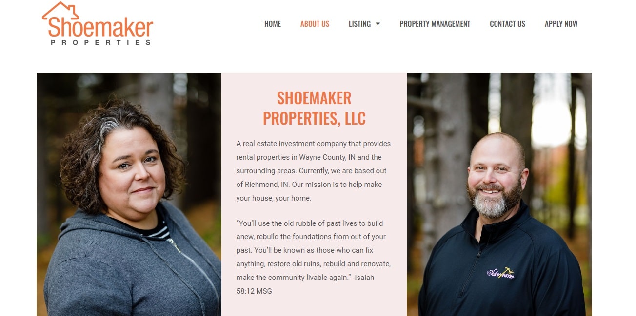 about shoemaker Properties